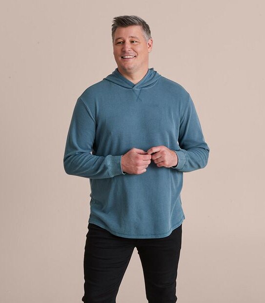 Mr Big Waffle Hooded Top