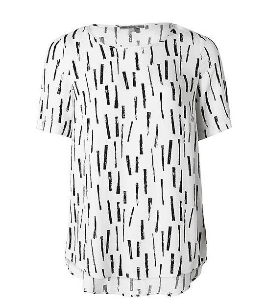 Short Sleeve Crepe Top