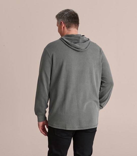 Mr Big Waffle Hooded Top