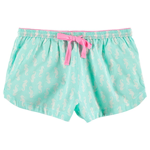 Girls' Sleep Shorts Seahorse Target Australia