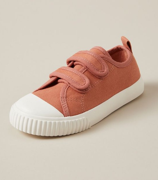 Kids Junior Double Strap Sneakers