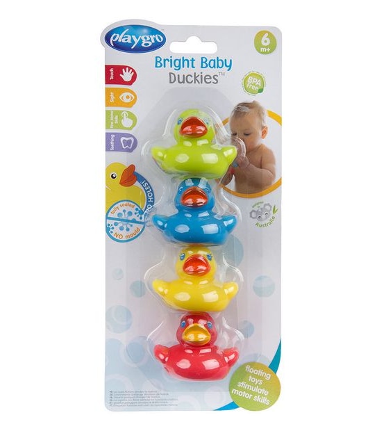 Playgro Bright Baby Bath Duckies