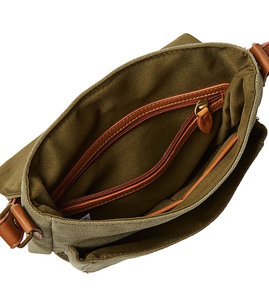 Piping Hot Canvas Cross Body Bag