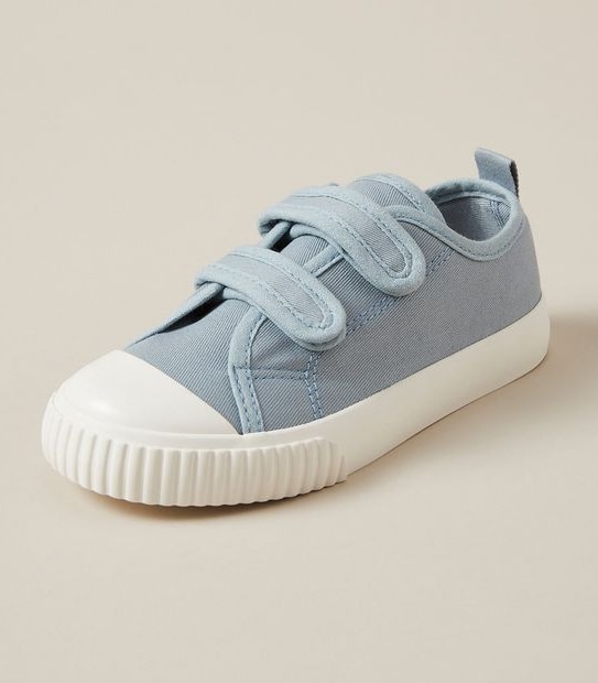 Kids Junior Double Strap Sneakers