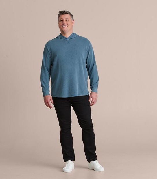 Mr Big Waffle Hooded Top