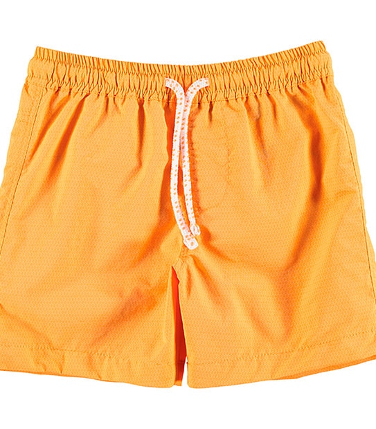Boys' Nylon Volley Shorts - Orange