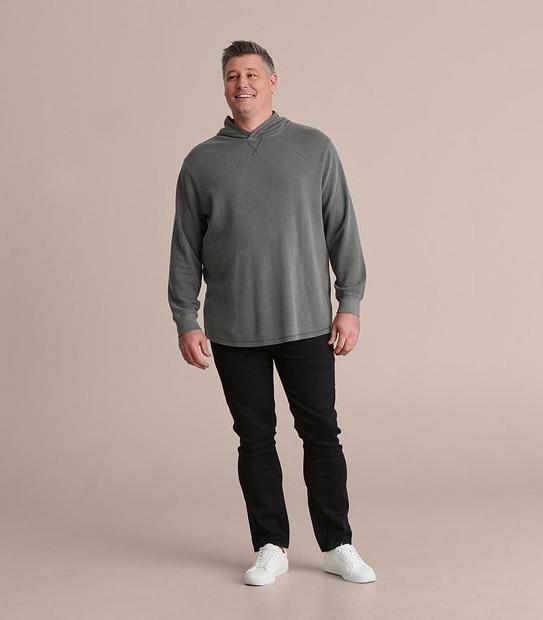 Mr Big Waffle Hooded Top
