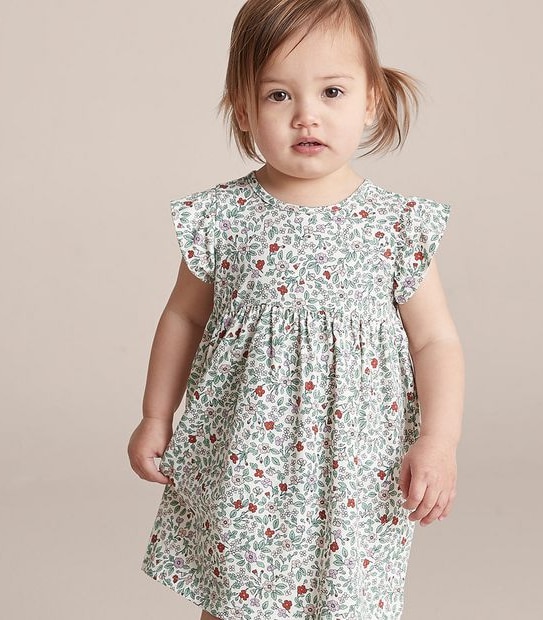 S23 251844_06 G SS JERSEY DRESS MINI FLORAL GARDNA