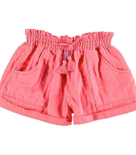 Girls' Shirred Waist Shorts