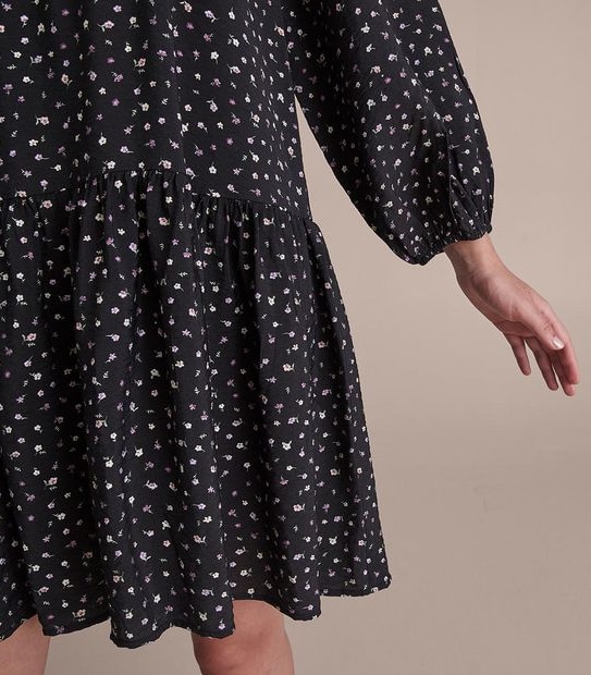 Lily Loves 3/4 Sleeve Smock Dress