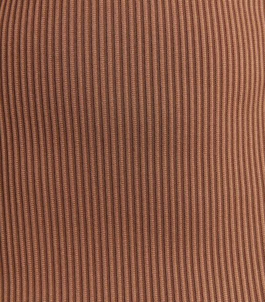 Shape Your Body Ribbed V-Front Tankini Top