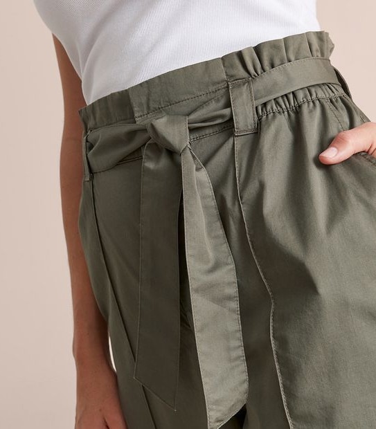 Relaxed Paperbag Trousers