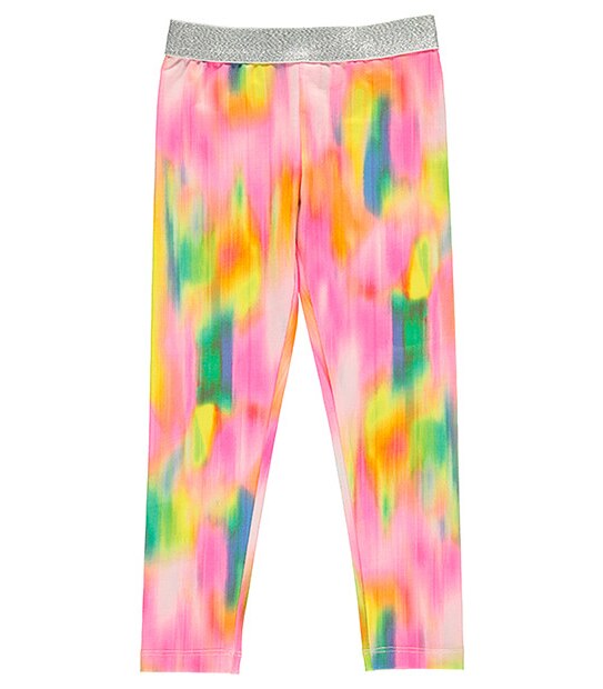 Girls' Full Length Multi Paint Print Leggings 
