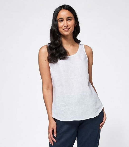 Tarryn European Linen Tank Top
