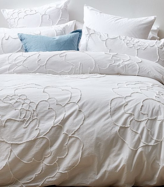 Greta Looped Chenille Quilt Cover Set