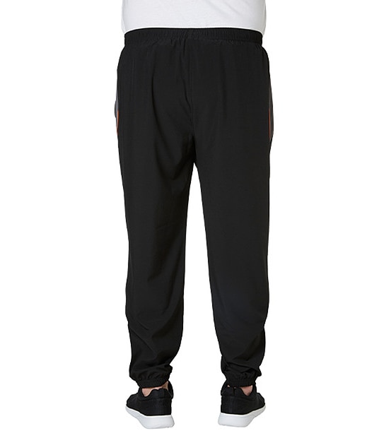 Men's Mr Big Active Panelled Trackpants - Black
