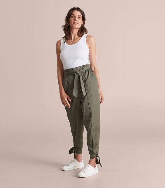 Relaxed Paperbag Trousers