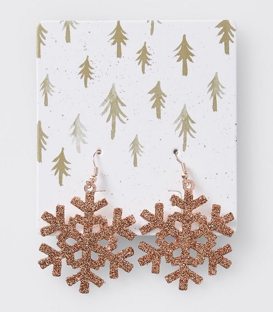 Christmas Snowflake Earrings