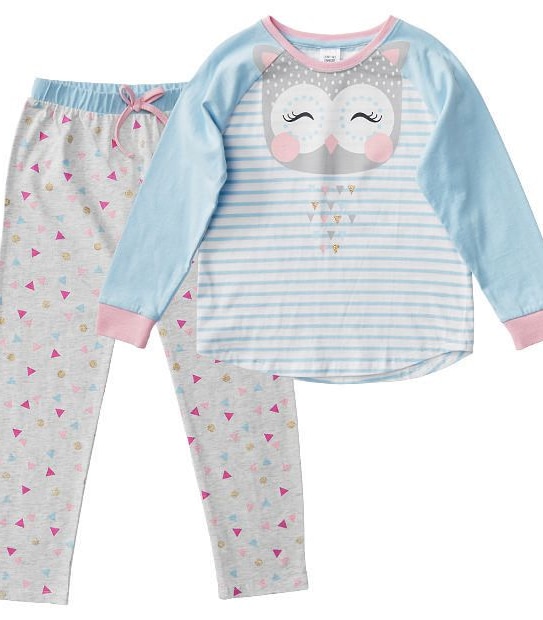 Owl Long Sleeve Pyjama Set