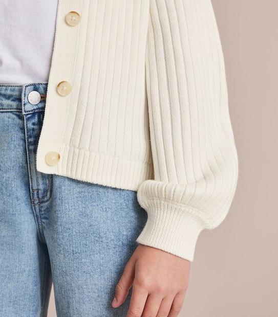 Rib Knit Cardigan