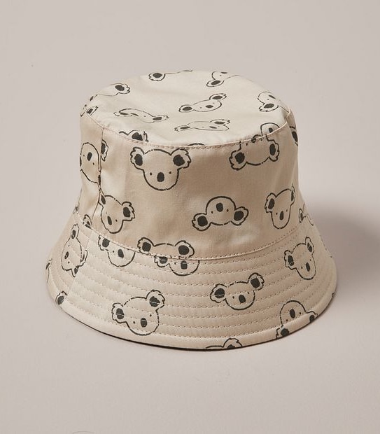 Baby Reversible Bucket Hat - Koala