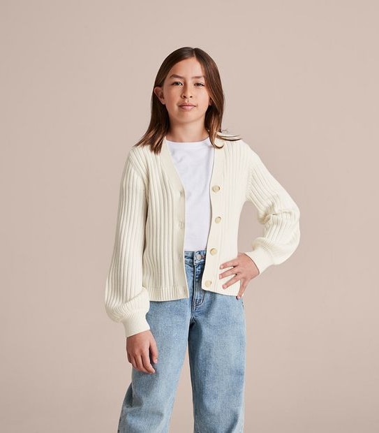 Rib Knit Cardigan