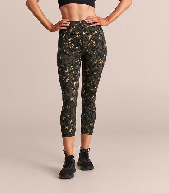 Active 7/8 Length Fashion Print Tights