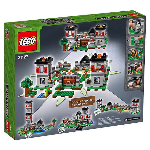 lego minecraft steve's castle