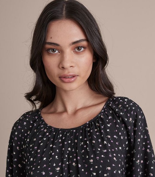 Lily Loves 3/4 Sleeve Smock Dress