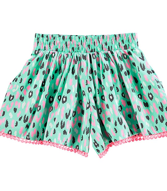 Girls' Animal Print Skorts
