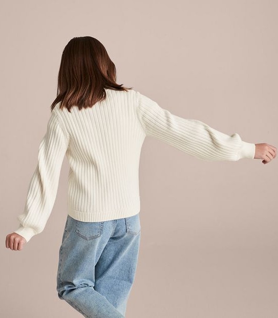 Rib Knit Cardigan