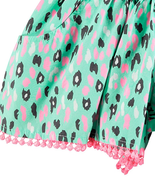 Girls' Animal Print Skorts