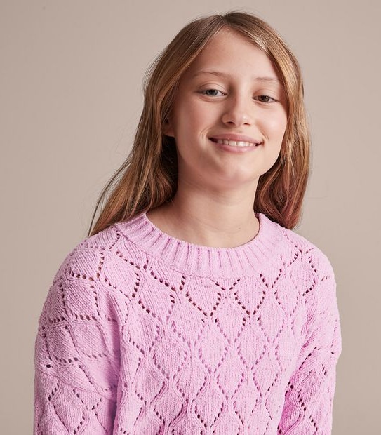 Pointelle Chenille Jumper