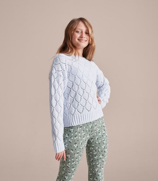 Pointelle Chenille Jumper 1 of 5