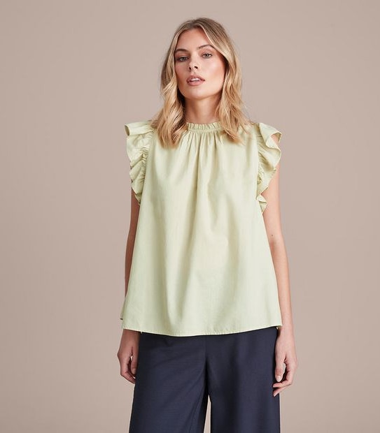 Preview Rose Flutter Sleeve Blouse
