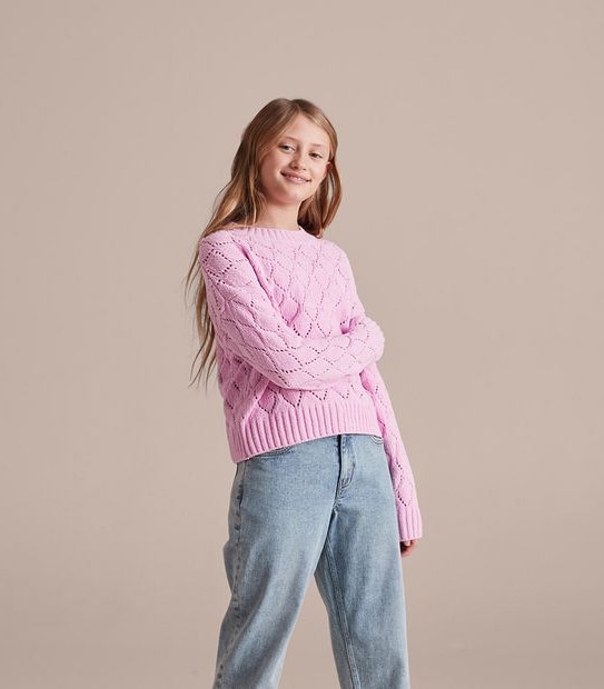 Pointelle Chenille Jumper
