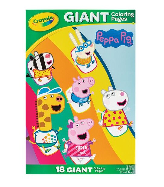 Crayola Giant Colouring Pages - Peppa Pig