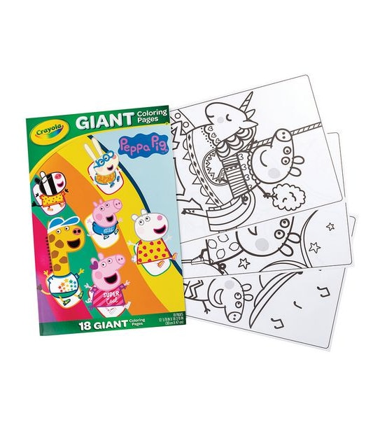 Crayola Giant Colouring Pages - Peppa Pig