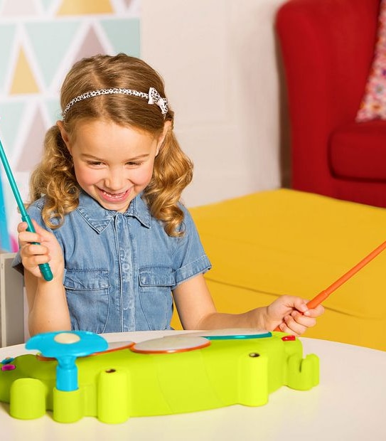 B. toys Frog Drum Set