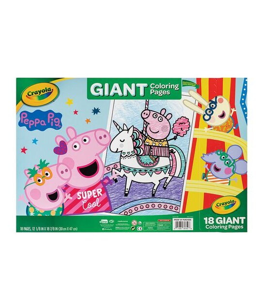 Crayola Giant Colouring Pages - Peppa Pig