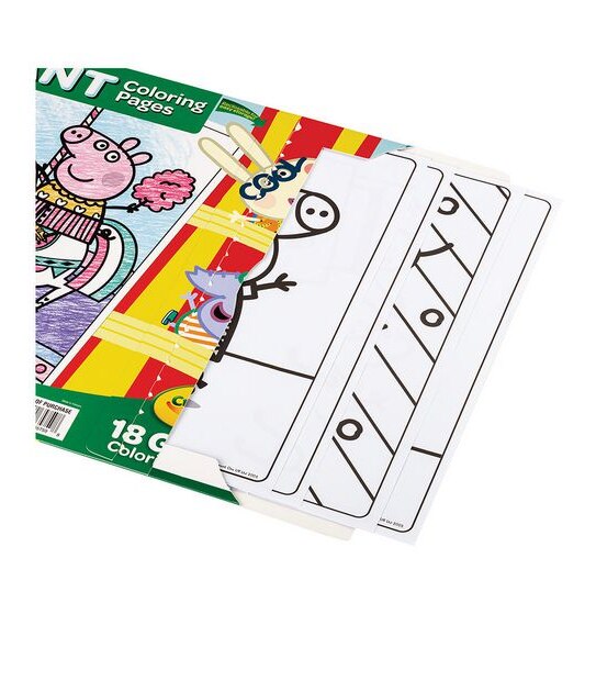 Crayola Giant Colouring Pages - Peppa Pig