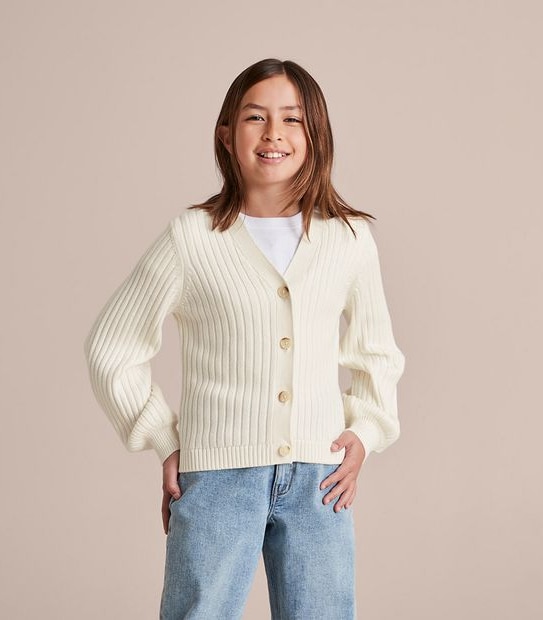 Rib Knit Cardigan