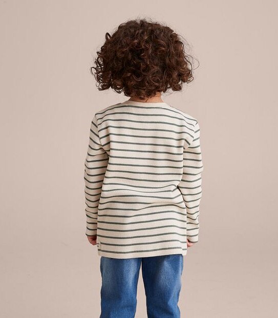 Waffle Long Sleeve Henley Top