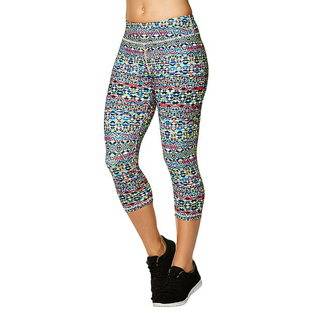 Active 3/4 Print Leggings - Bright 