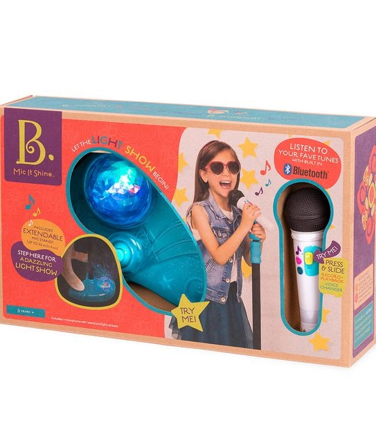 B. toys Mic it Shine Microphone With Stand