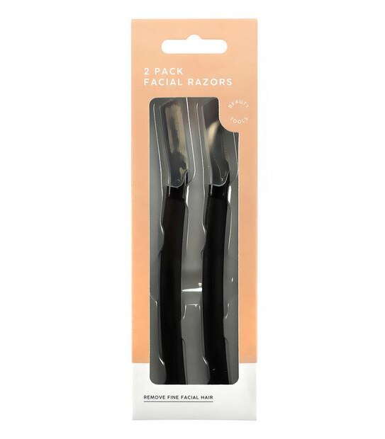 2 Pack Facial Razors