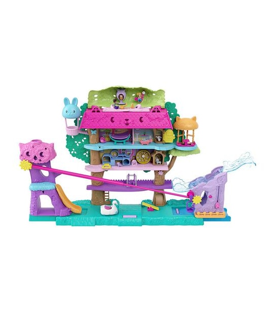 Polly Pocket Pollyville Pet Adventure Treehouse Playset