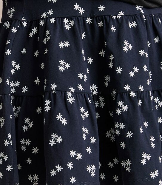 MG250226_03 S23 JERSEY KNIT SKIRT NAVY BLUE