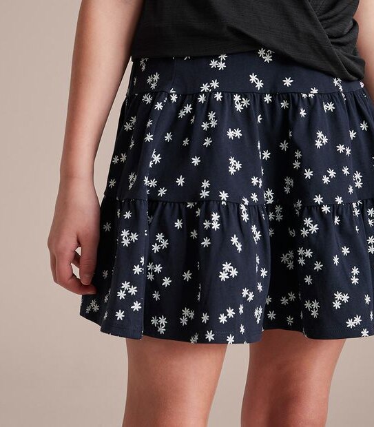 MG250226_03 S23 JERSEY KNIT SKIRT NAVY BLUE