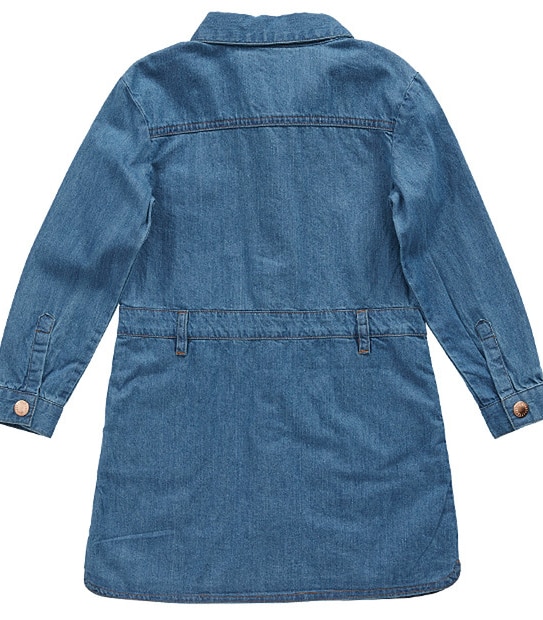 Denim Shirt Dress 2 of 3